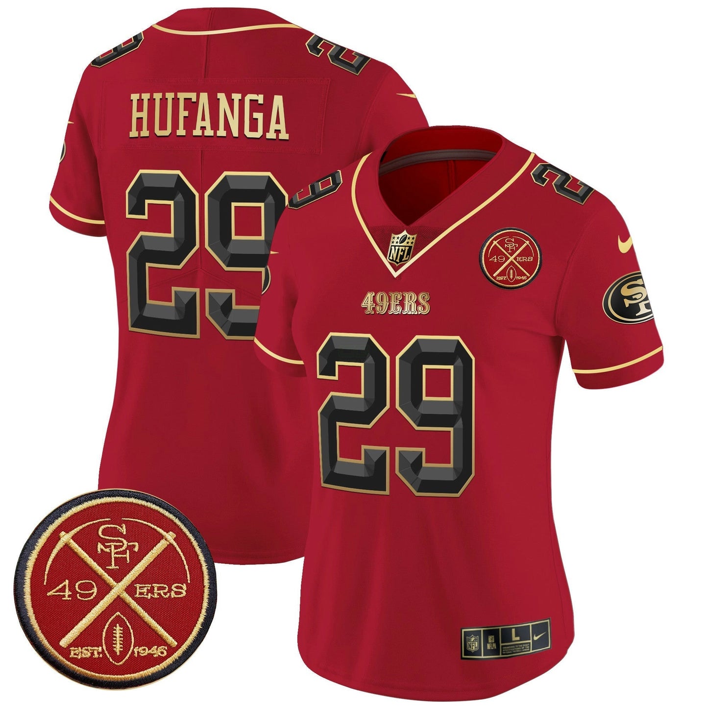 Camisa NFL Women’s Est.1946 Patch Vapor Limited Jersey V2