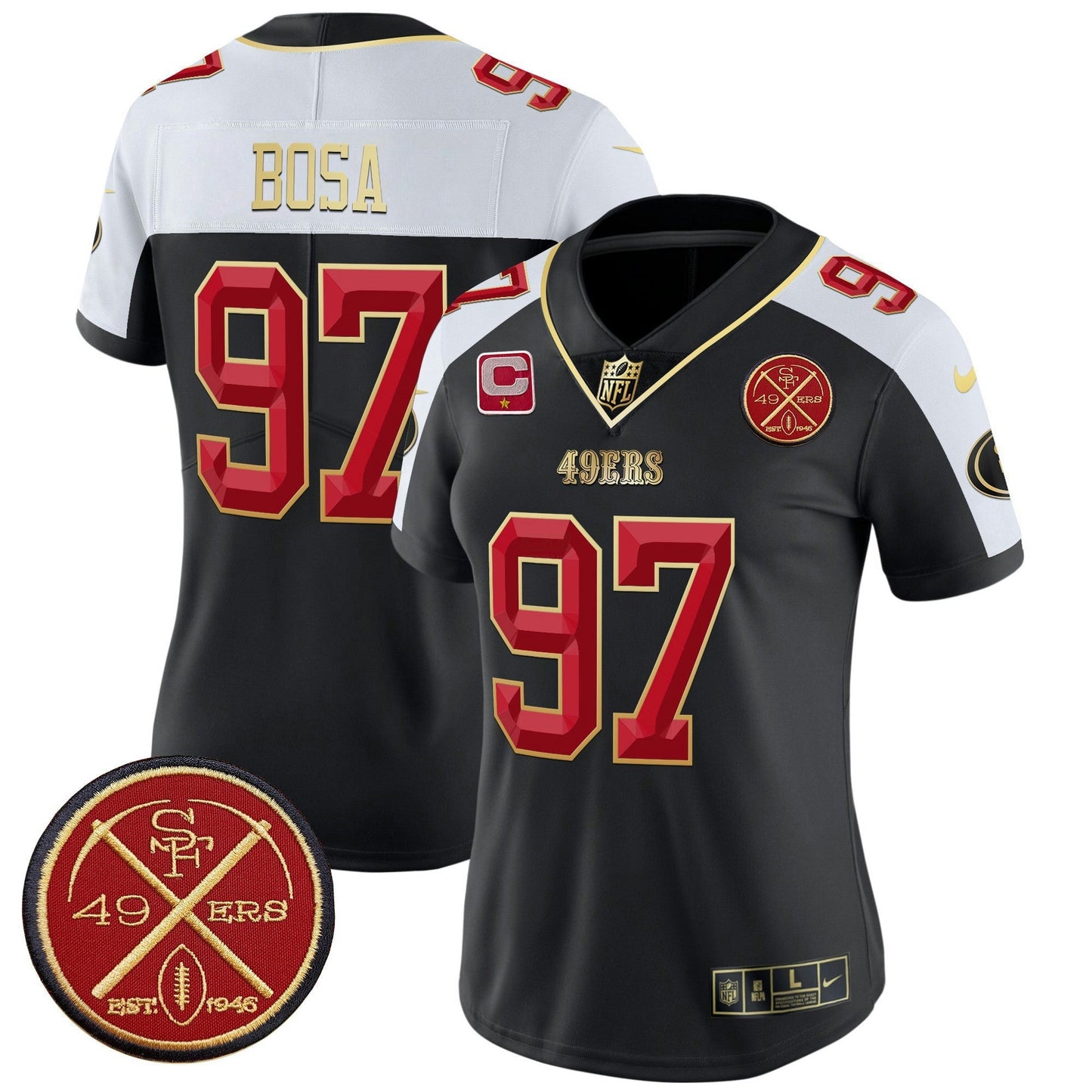 Camisa NFL Women’s Est.1946 Patch Vapor Limited Jersey V2