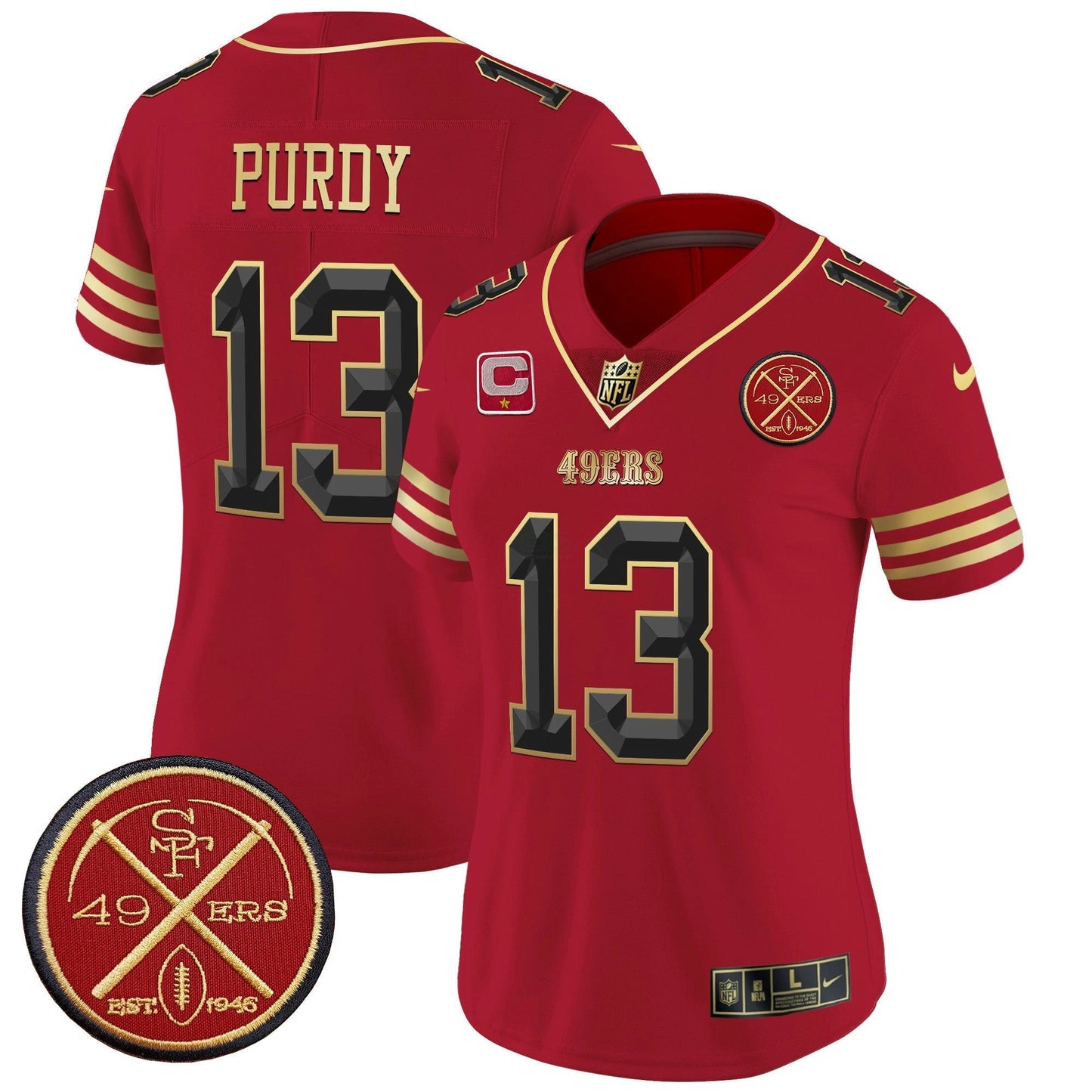 Camisa NFL Women’s Est.1946 Patch Vapor Limited Jersey V2