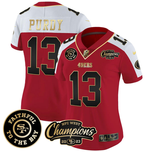 Camisa NFL Women’s Faithful & 2023 NFC West Champions Patch Vapor Jersey