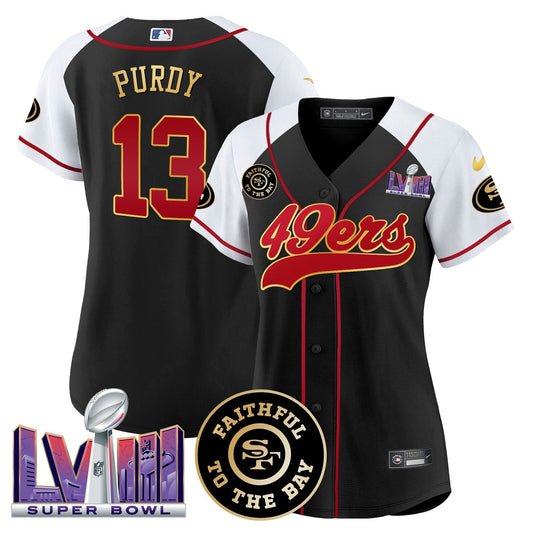Camisa NFL Women’s Faithful & Super Bowl LVIII Patch Jersey