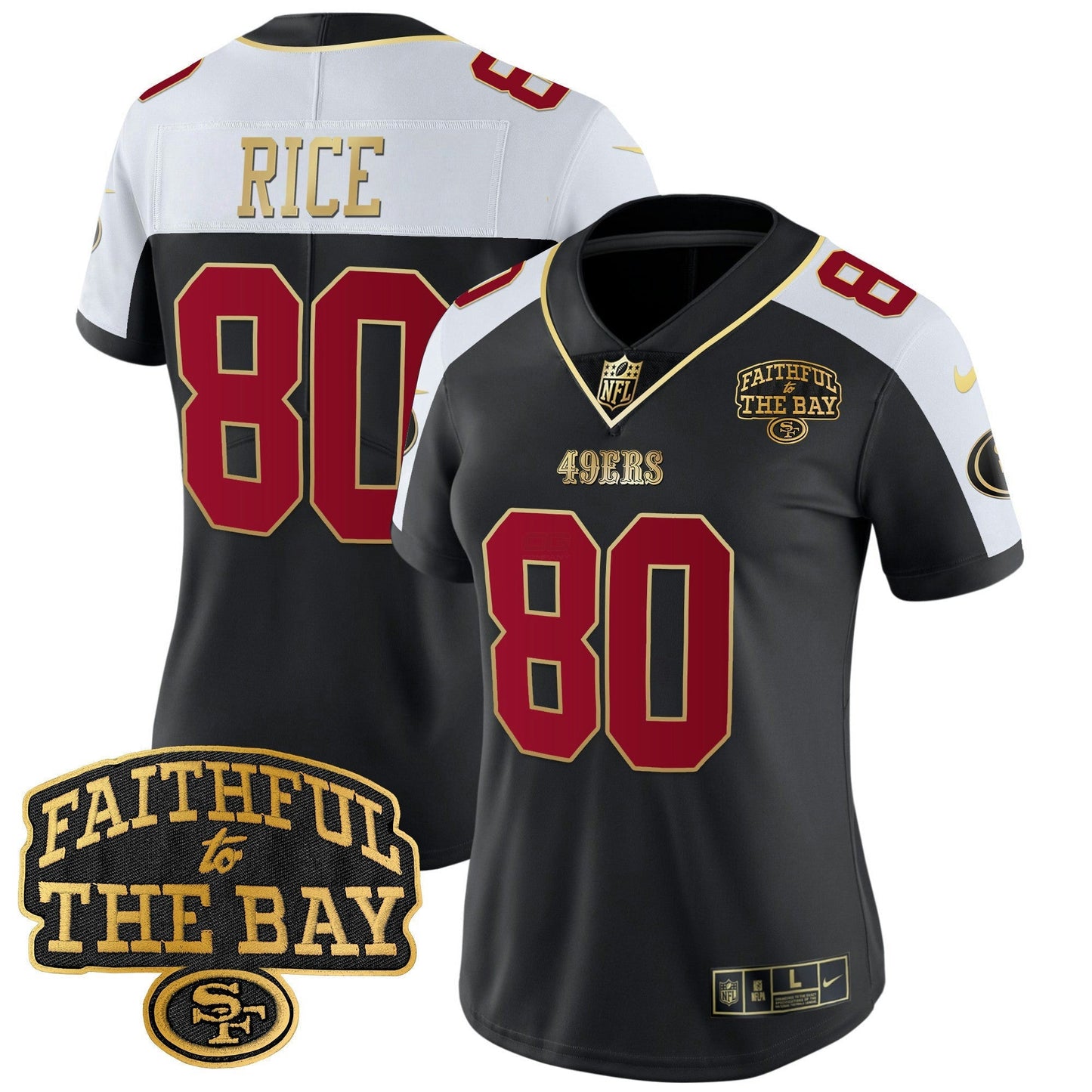 Camisa NFL Women’s Faithful To The Bay Patch Vapor Limited Jersey V8
