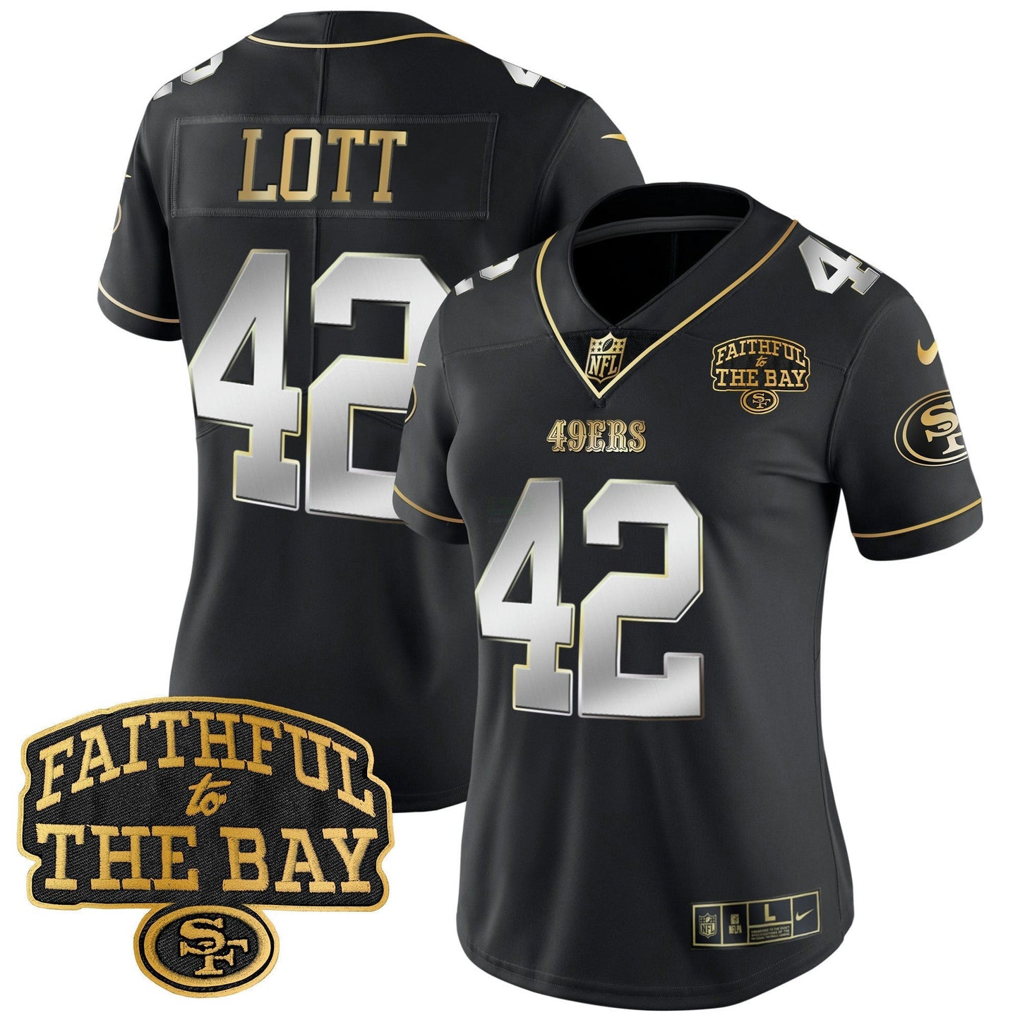 Camisa NFL Women’s Faithful To The Bay Patch Vapor Limited Jersey V8