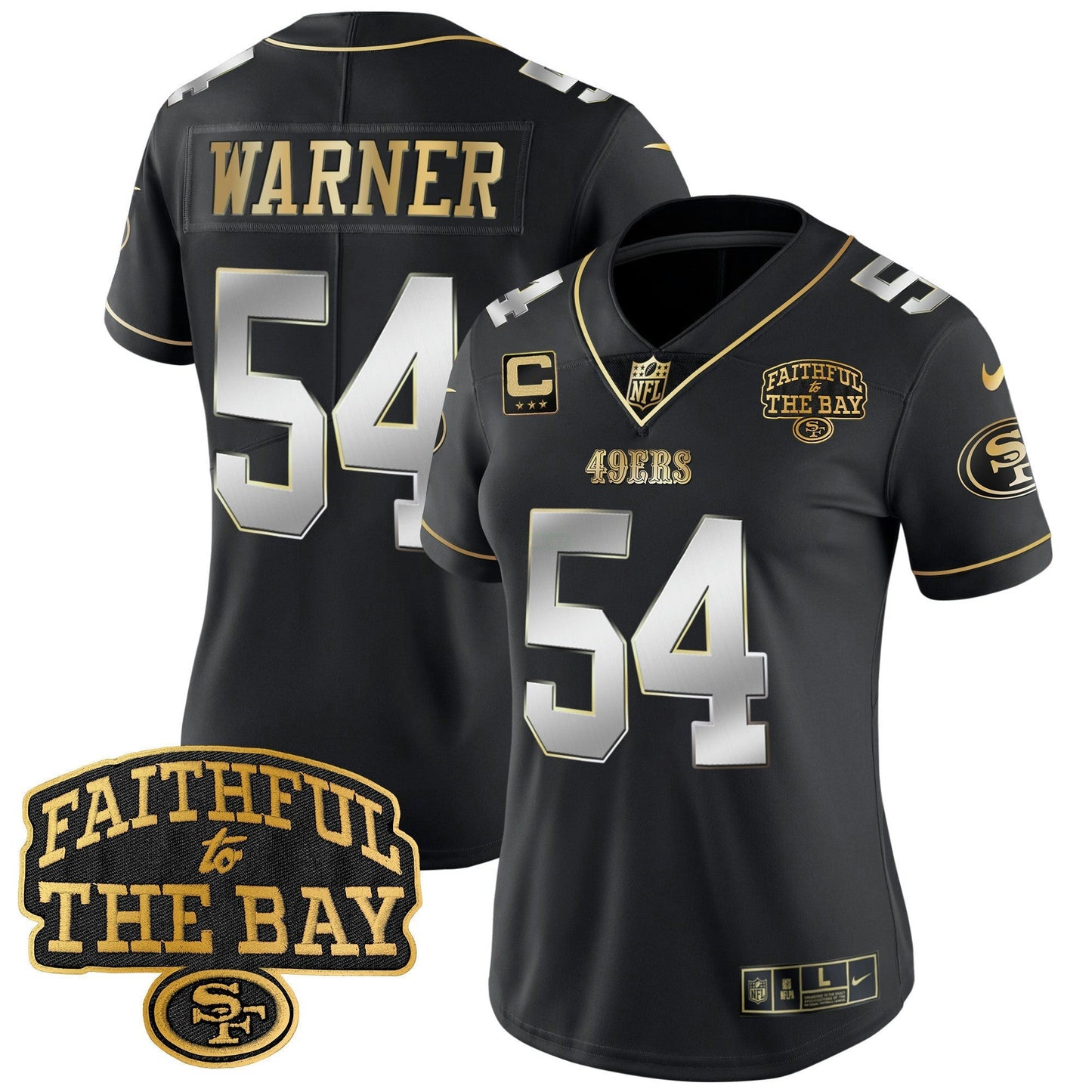 Camisa NFL Women’s Faithful To The Bay Patch Vapor Limited Jersey V8
