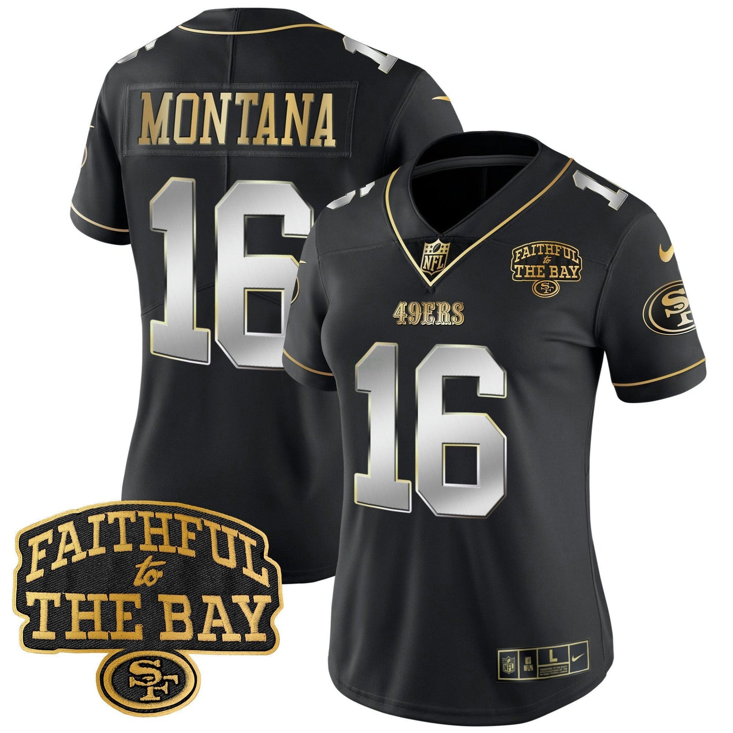 Camisa NFL Women’s Faithful To The Bay Patch Vapor Limited Jersey V8