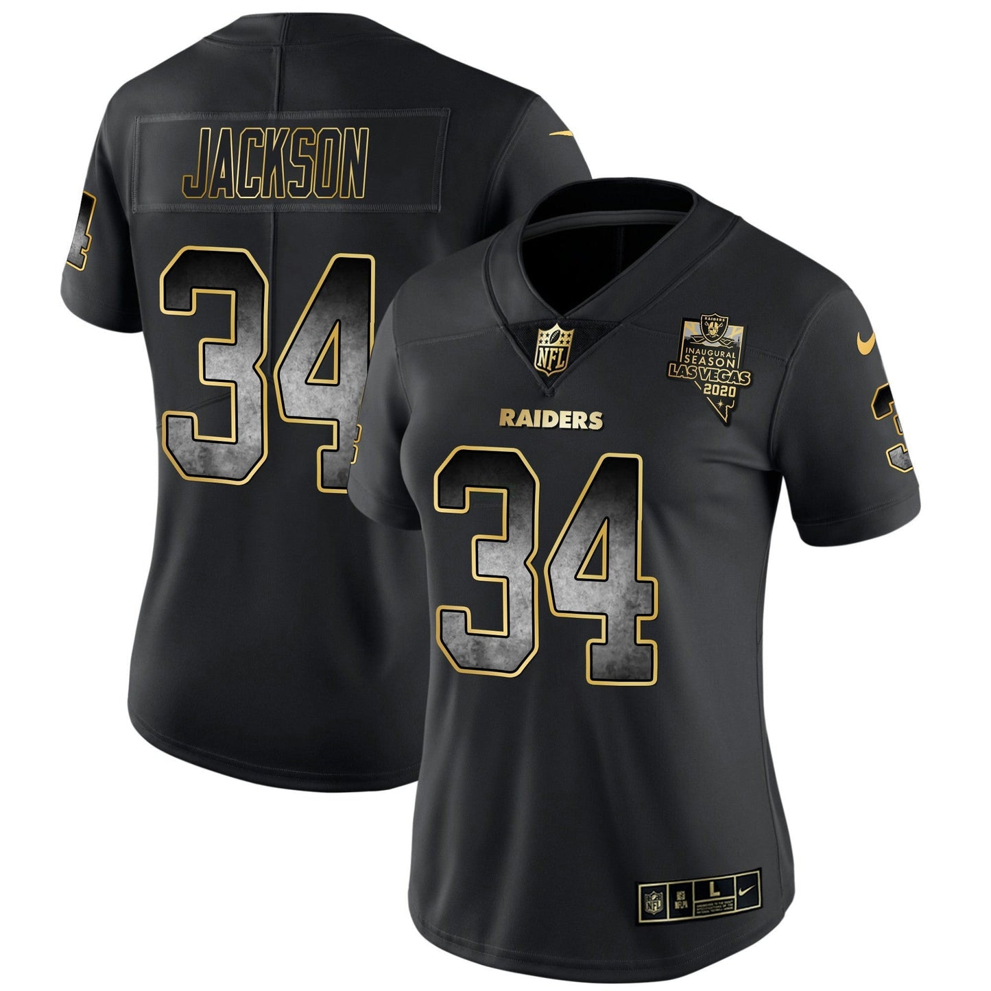 Camisa NFL Women’s Gold Arch Smoke Vapor Jersey