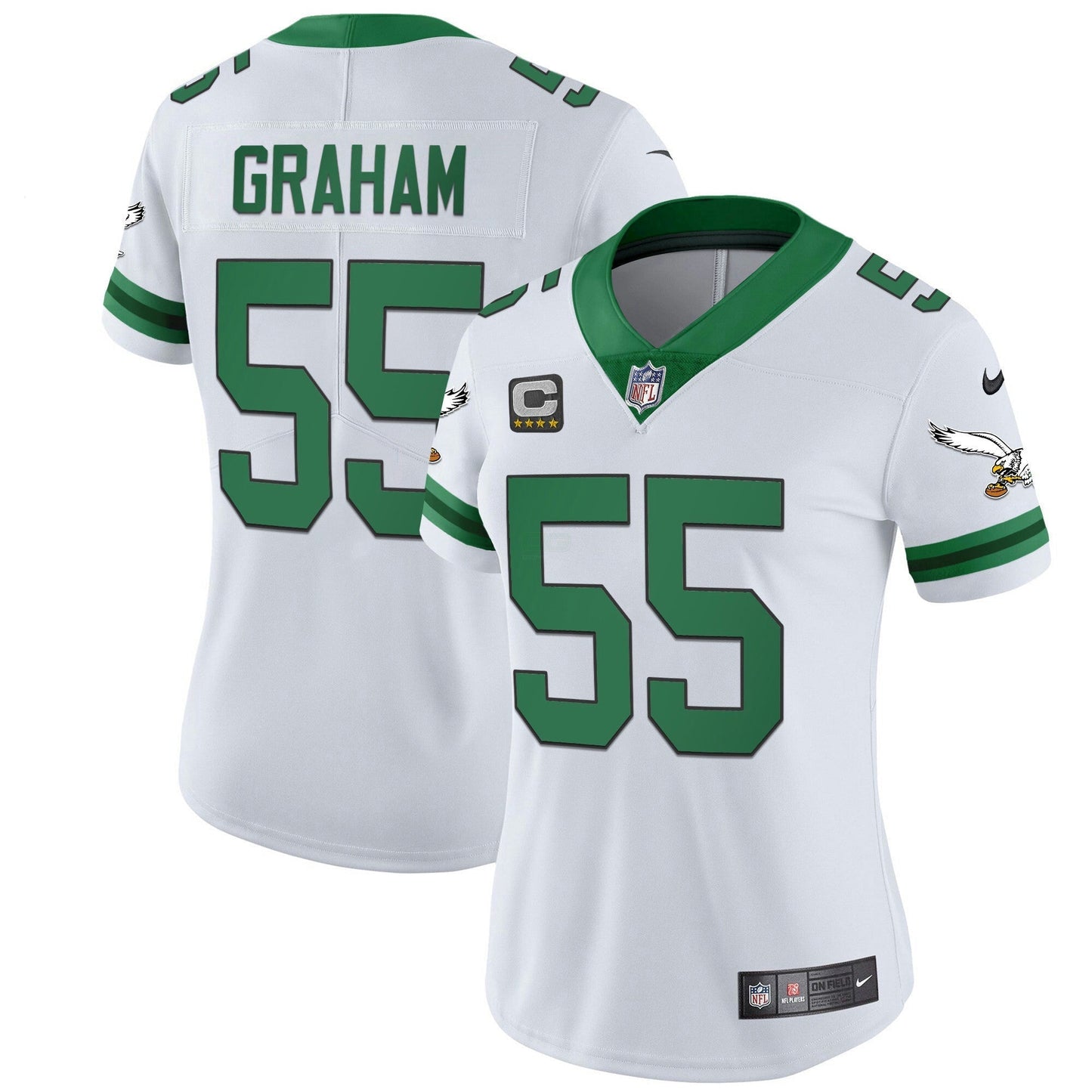 Camisa NFL Women’s Gold & Kelly Vapor Throwback Jersey