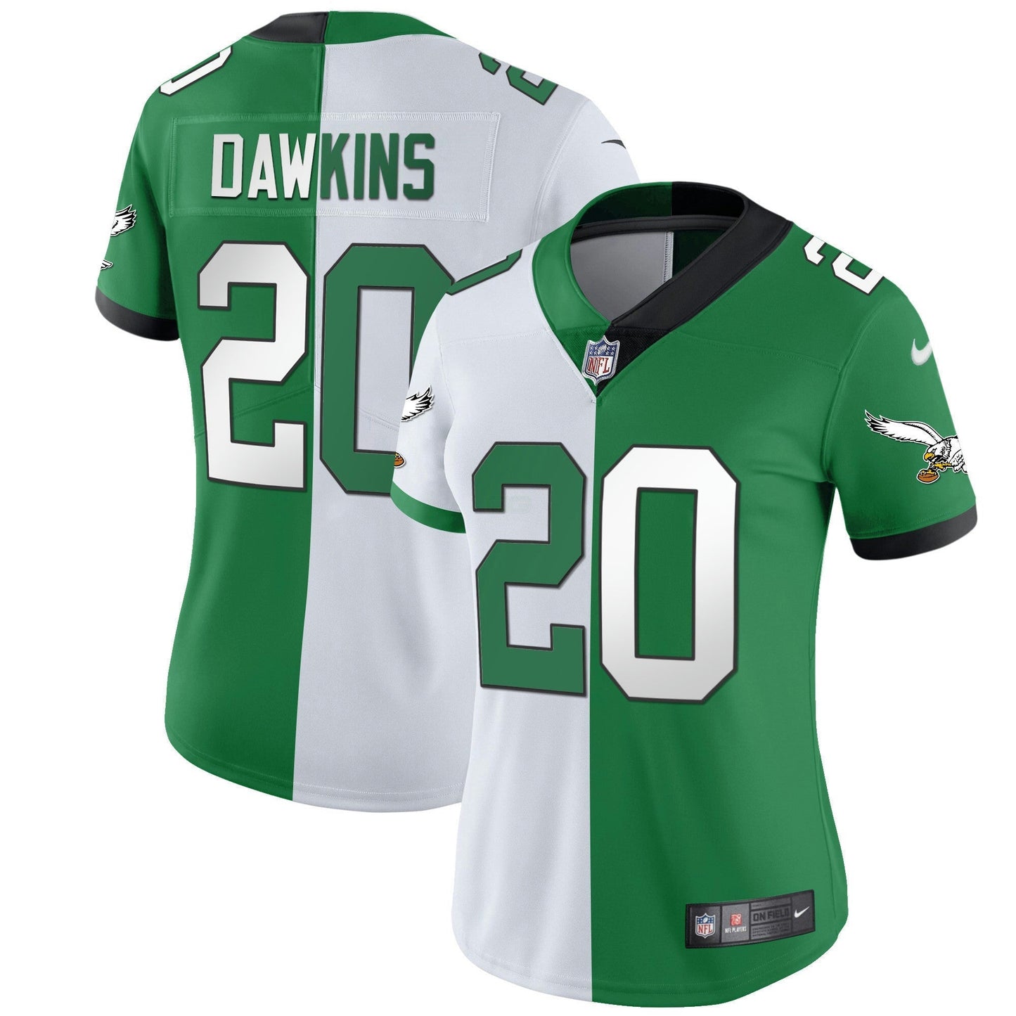 Camisa NFL Women’s Gold & Kelly Vapor Throwback Jersey