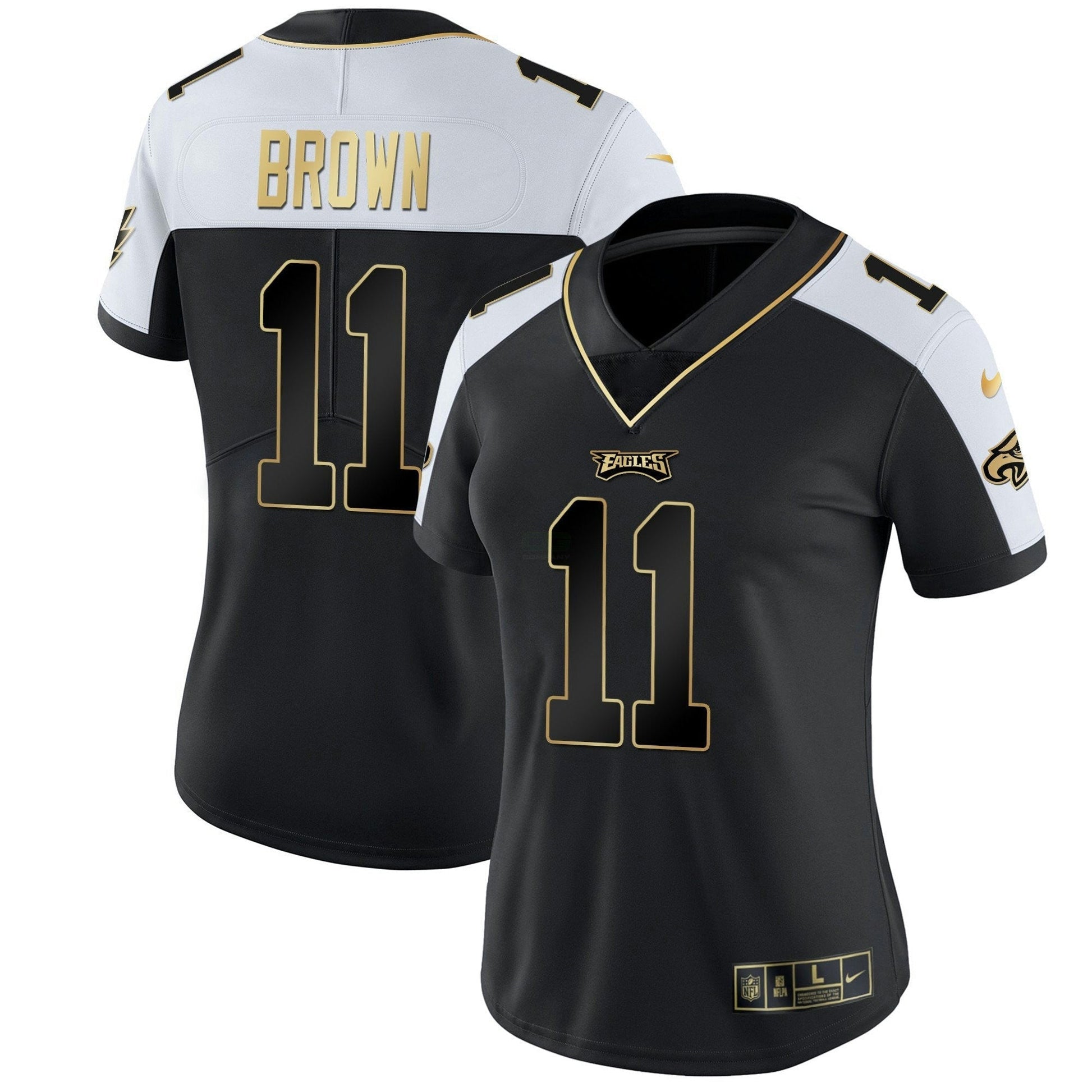 Camisa NFL Women’s Gold & Split Vapor