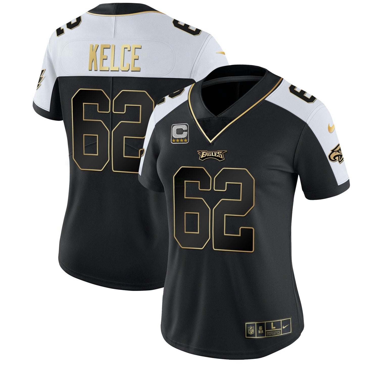 Camisa NFL Women’s Gold & Split Vapor