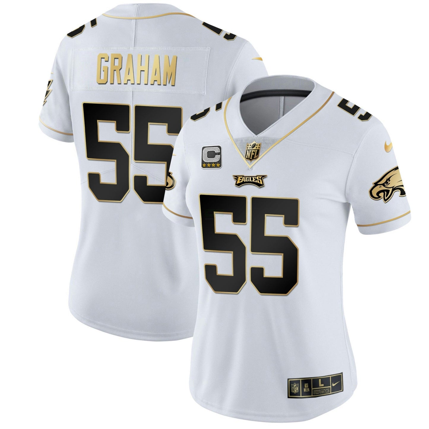 Camisa NFL Women’s Gold & Split Vapor