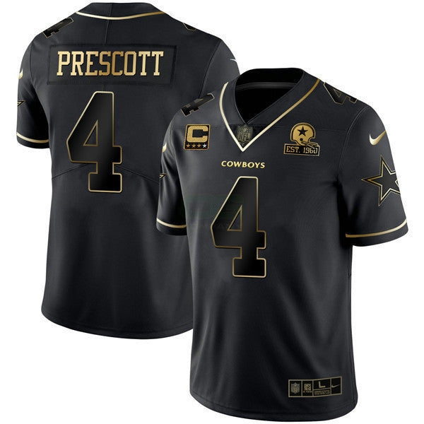 Camisa NFL Women’s Gold & Split Vapor Est 1960 Patch