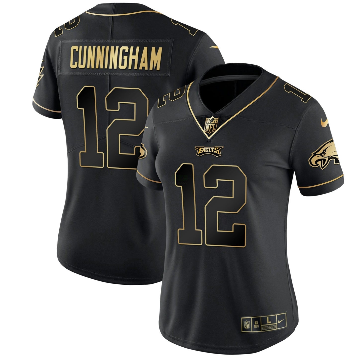 Camisa NFL Women’s Gold & Split Vapor