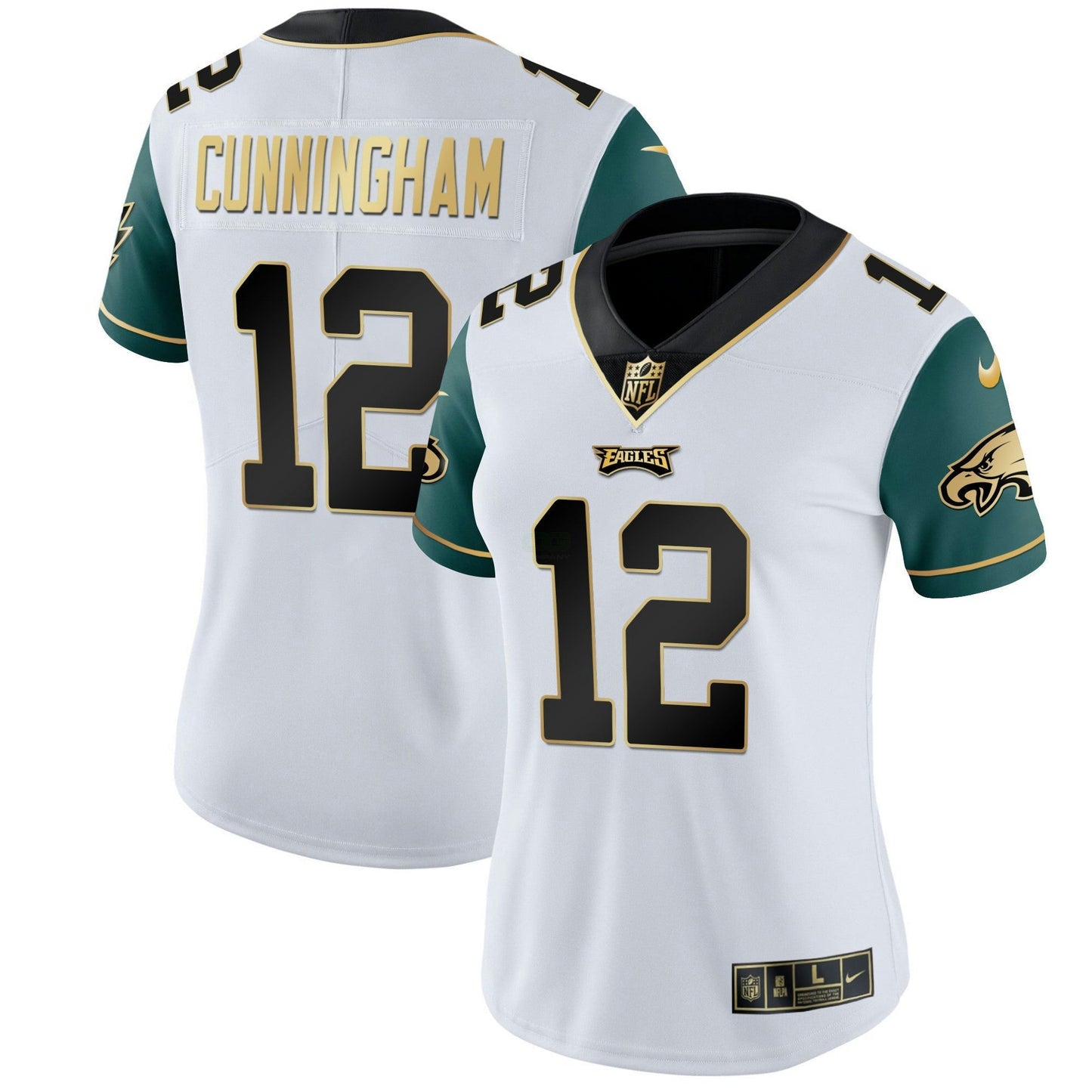 Camisa NFL Women’s Gold & Split Vapor