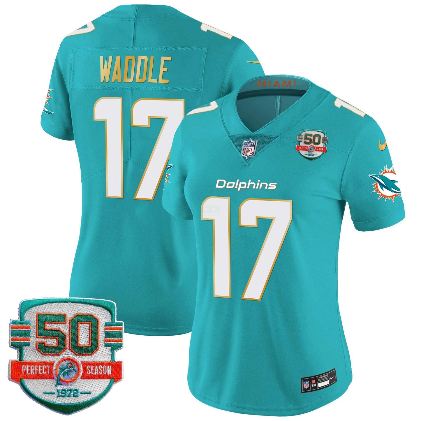 Camisa NFL Women’s Gold Trim Vapor Limited Jersey