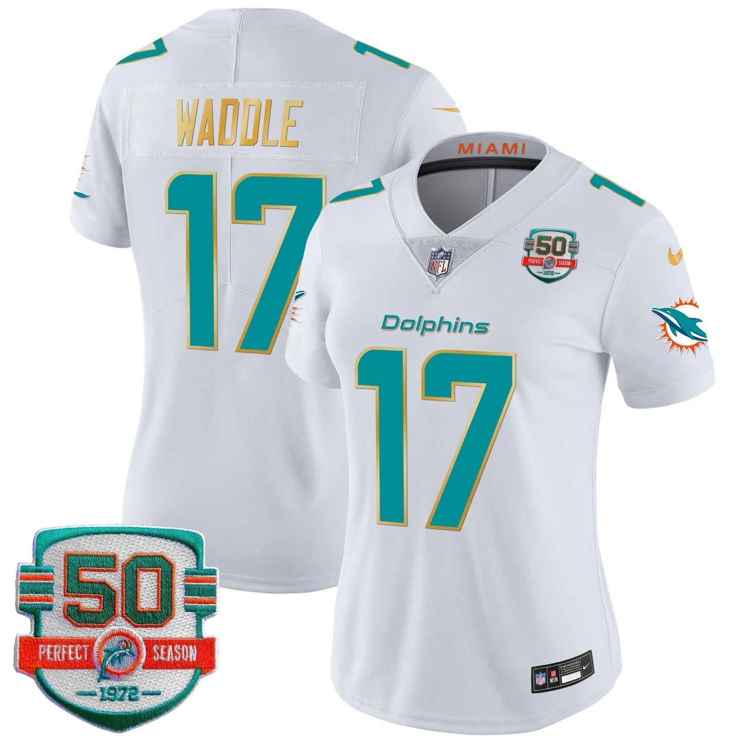 Camisa NFL Women’s Gold Trim Vapor Limited Jersey