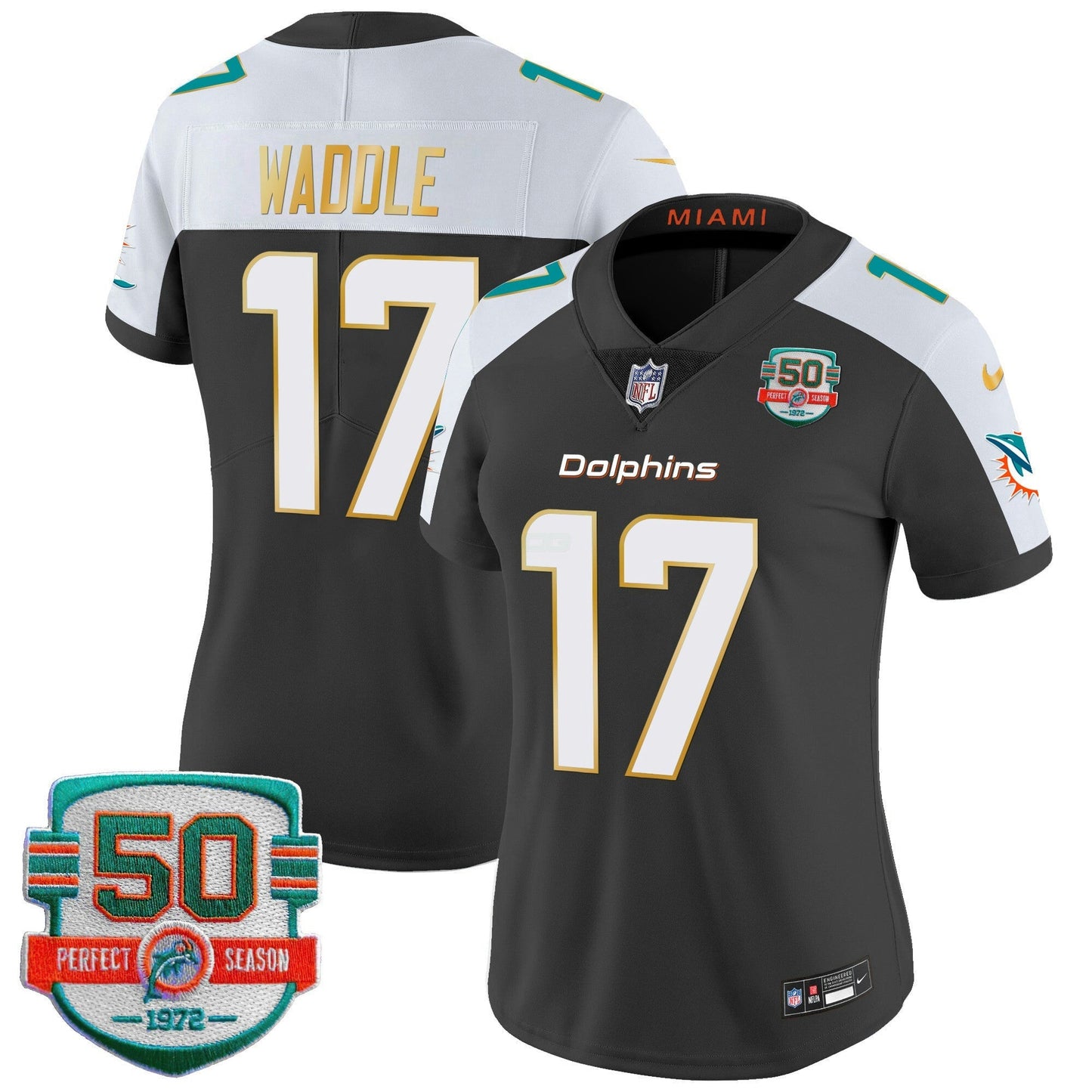 Camisa NFL Women’s Gold Trim Vapor Limited Jersey