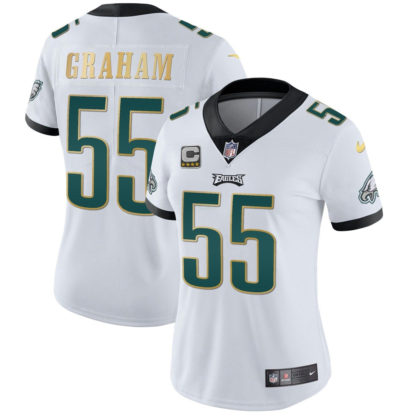 Camisa NFL Women’s Gold Trim Vapor Player Jersey