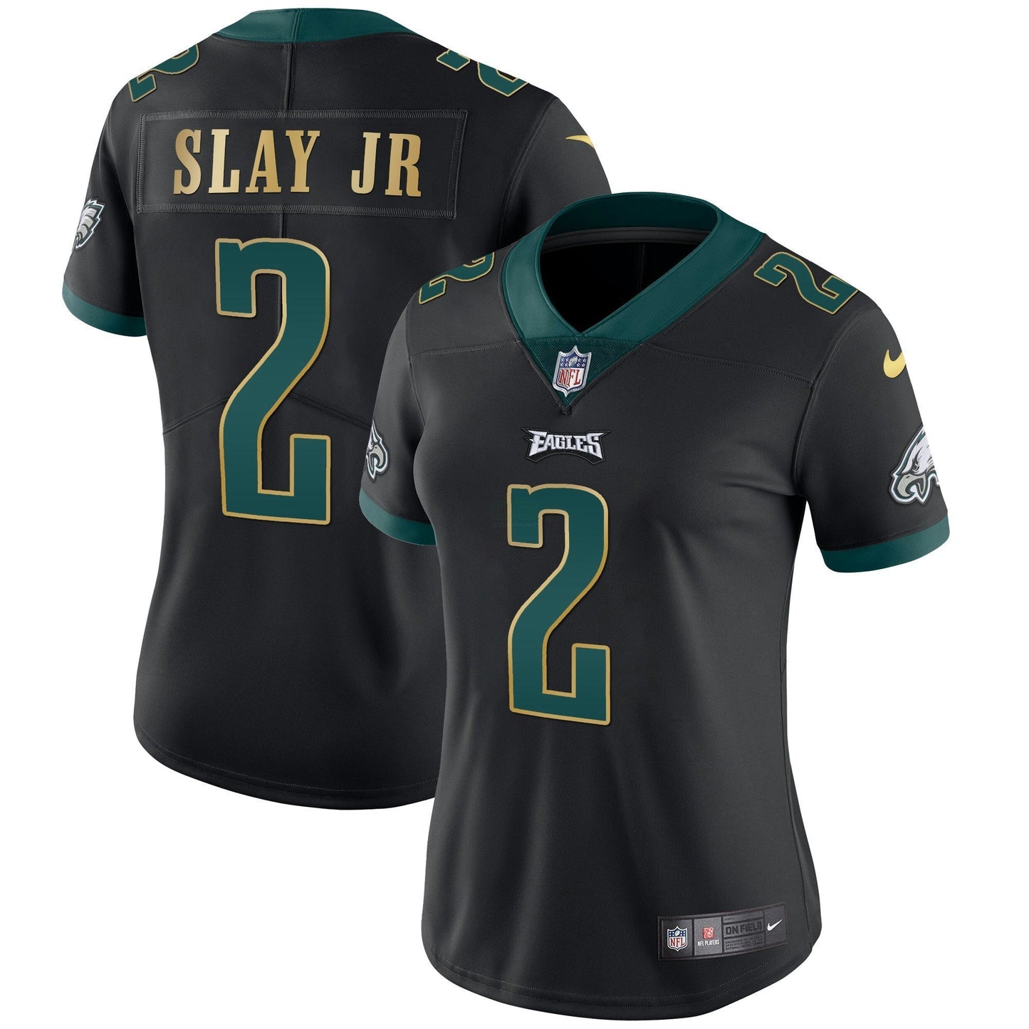 Camisa NFL Women’s Gold Trim Vapor Player Jersey