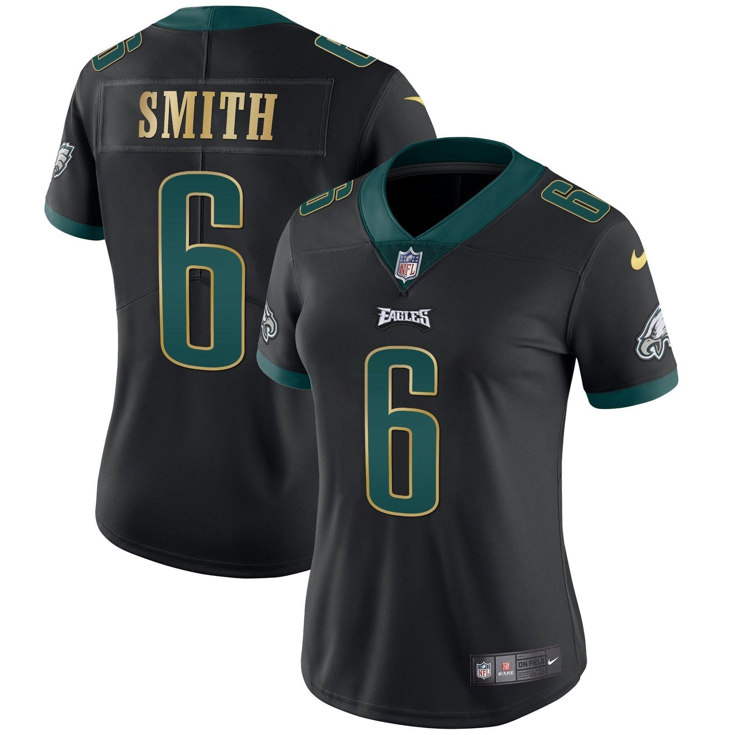 Camisa NFL Women’s Gold Trim Vapor Player Jersey