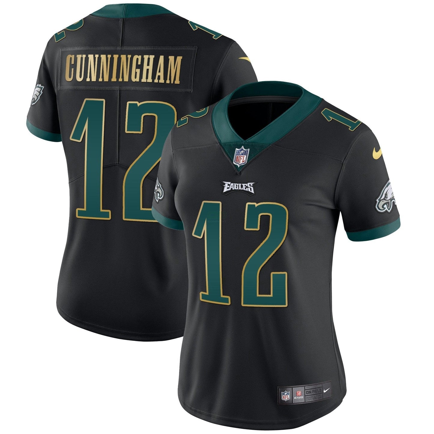 Camisa NFL Women’s Gold Trim Vapor Player Jersey
