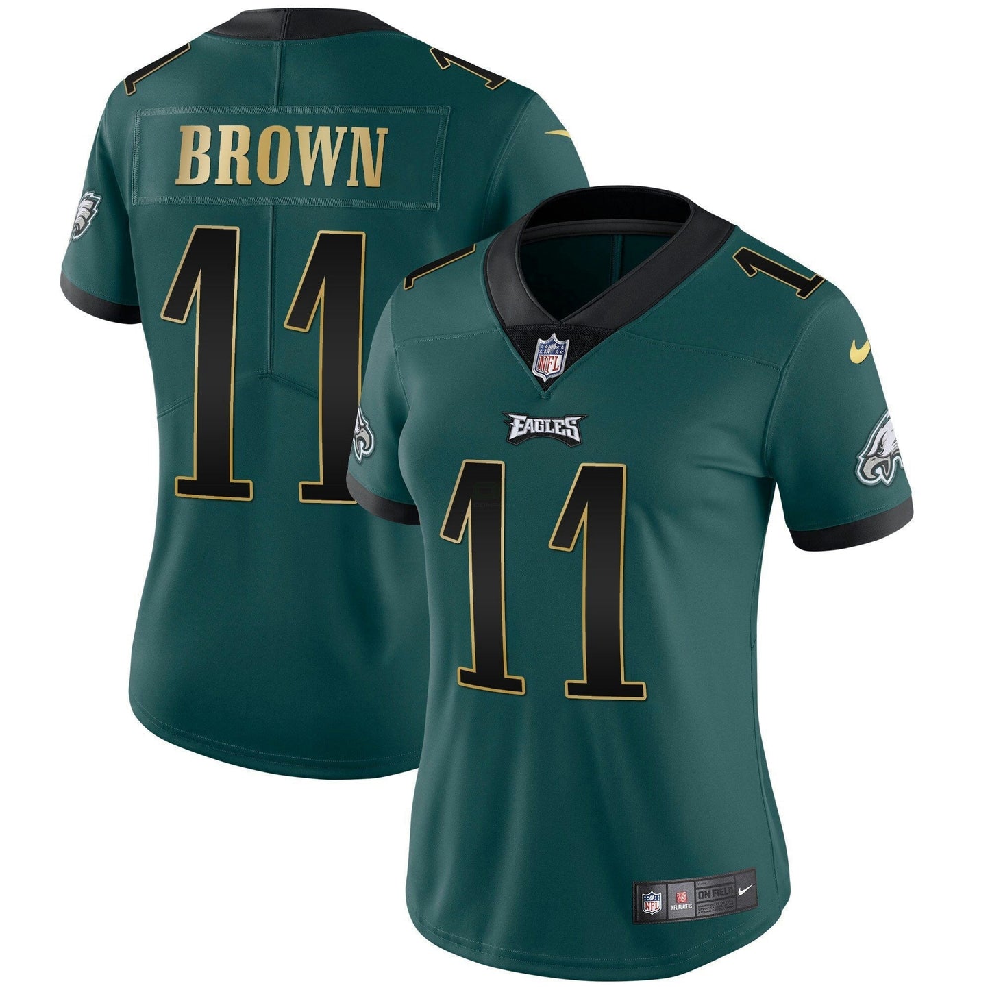 Camisa NFL Women’s Gold Trim Vapor Player Jersey