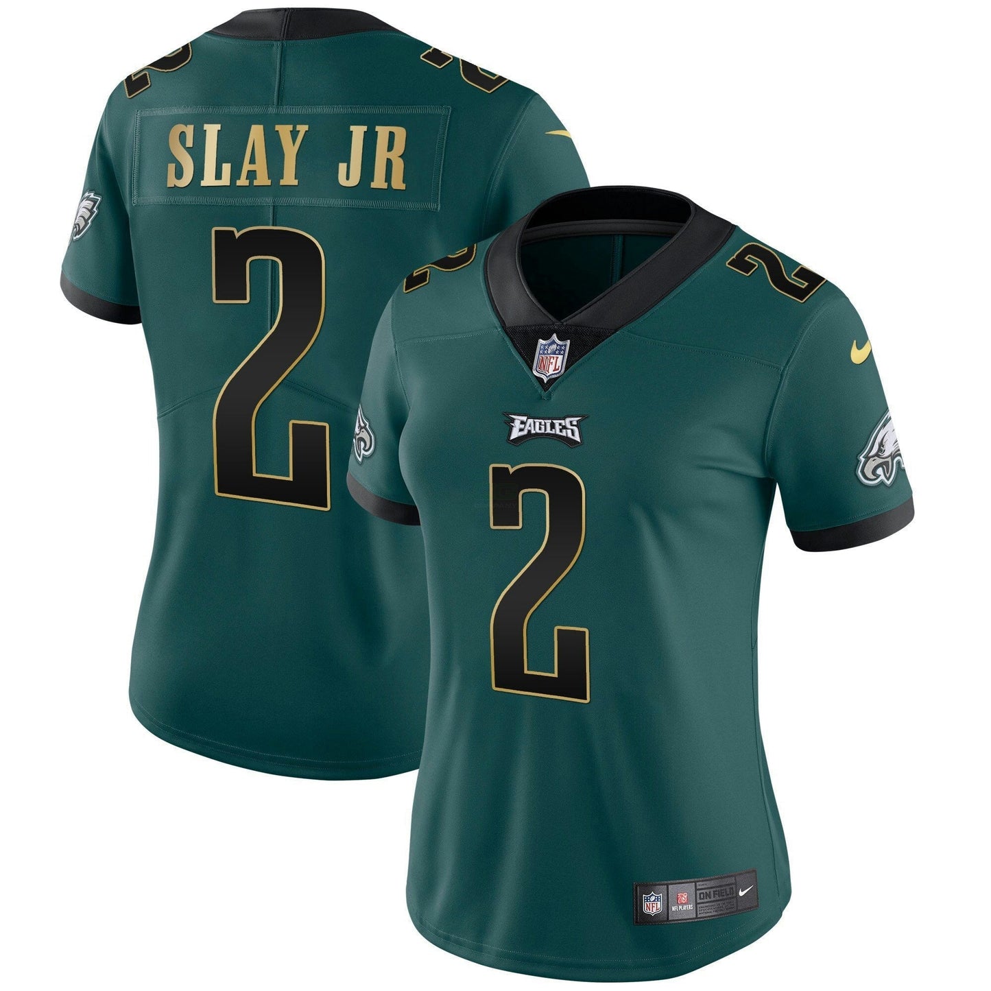 Camisa NFL Women’s Gold Trim Vapor Player Jersey
