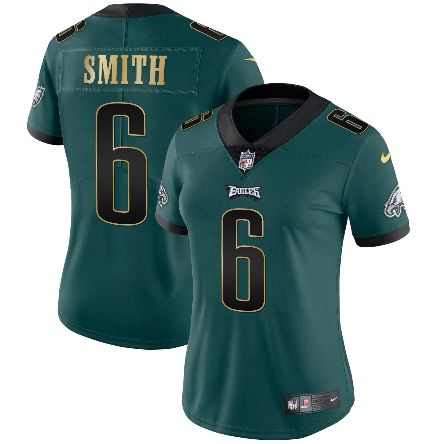 Camisa NFL Women’s Gold Trim Vapor Player Jersey