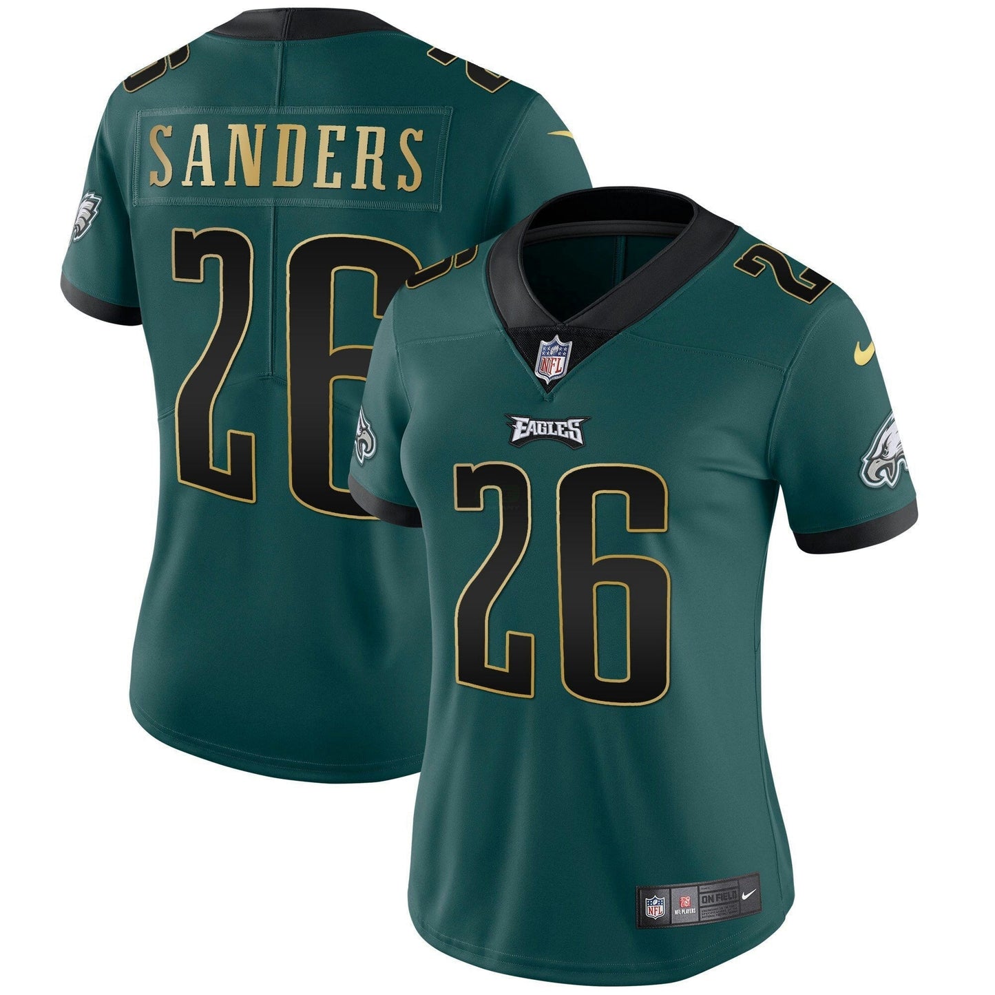 Camisa NFL Women’s Gold Trim Vapor Player Jersey