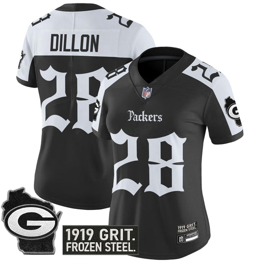 Camisa NFL Women’s Green Bay ‘Gothic Frozen Tundra Edition’ Vapor Limited Jersey