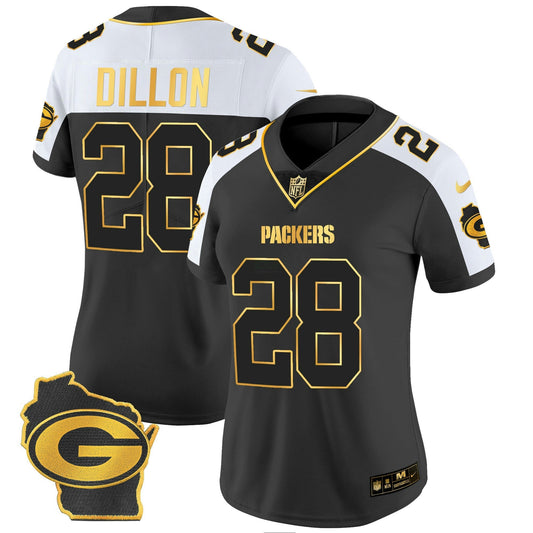 Camisa NFL Women’s Home Patch Dourada Vapor Jersey
