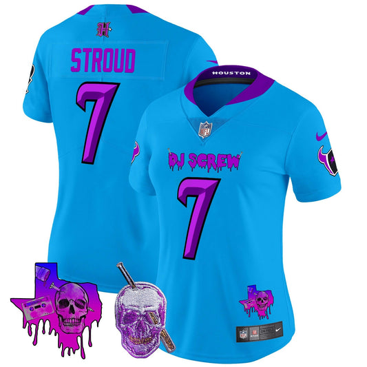 Camisa NFL Women’s Houston DJ Screw Vapor Limited Jersey