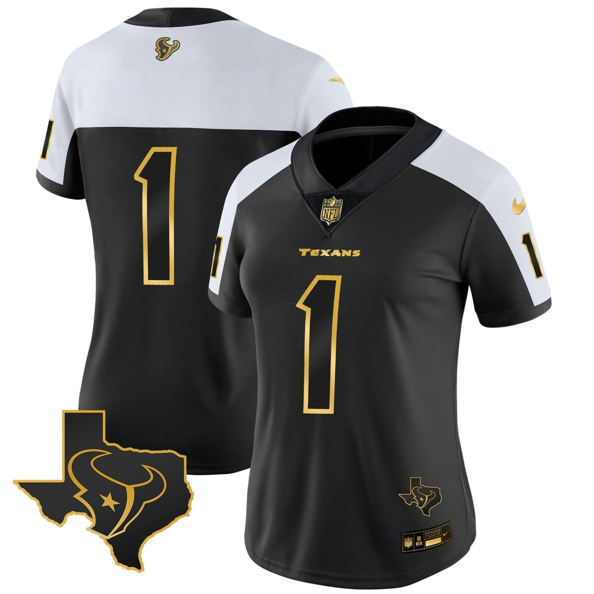 Camisa NFL Women’s Houston Gold Vapor Limited Jersey