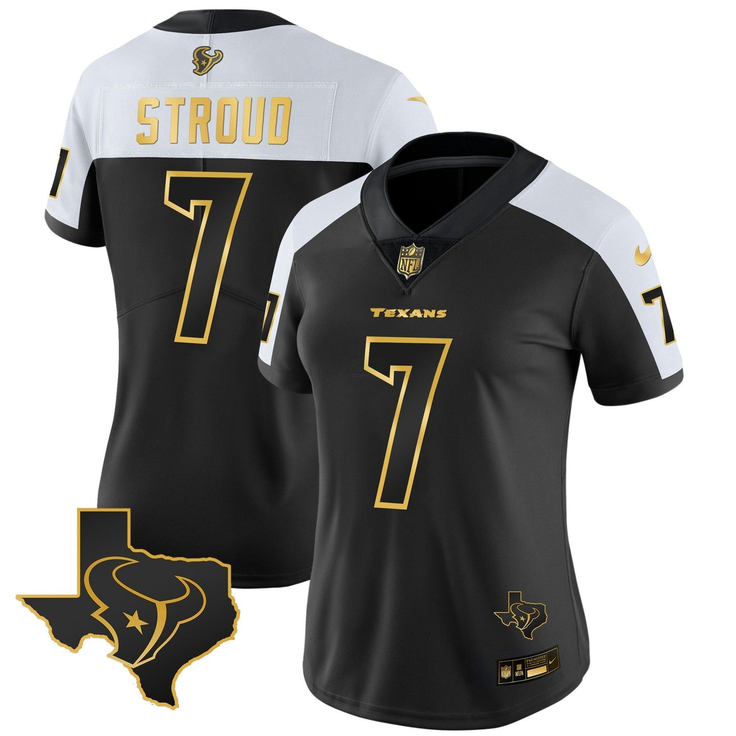 Camisa NFL Women’s Houston Gold Vapor Limited Jersey