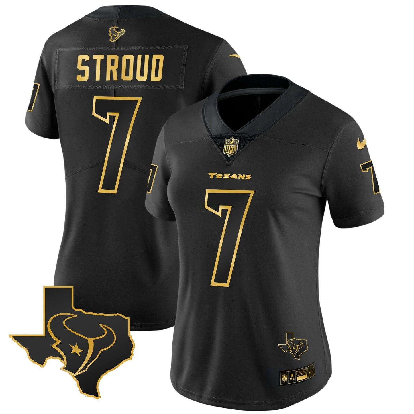 Camisa NFL Women’s Houston Gold Vapor Limited Jersey