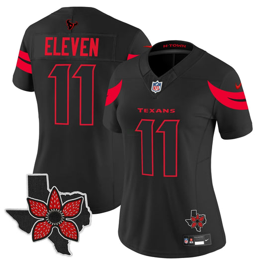 Camisa NFL Women’s Houston ‘Stranger Things Edition’ Vapor Limited Jersey