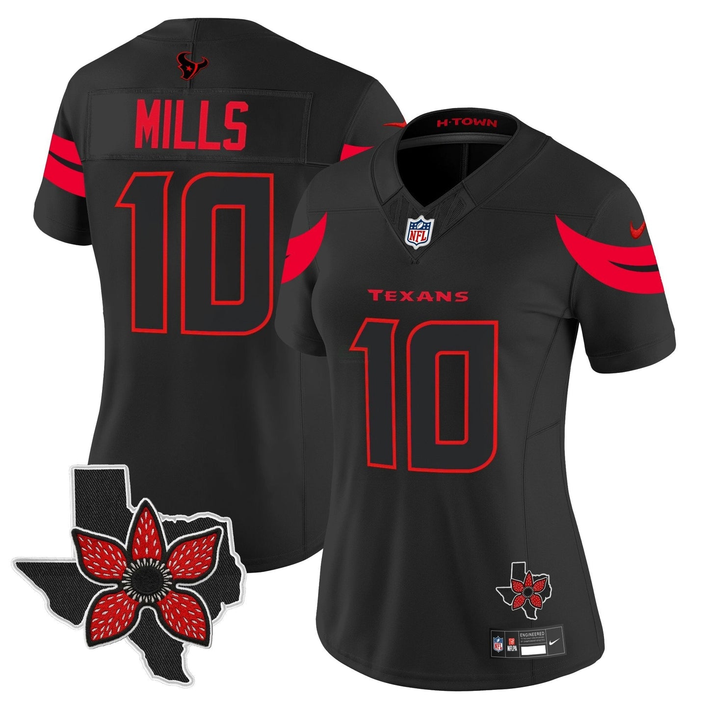 Camisa NFL Women’s Houston ‘Stranger Things Edition’ Vapor Limited Jersey