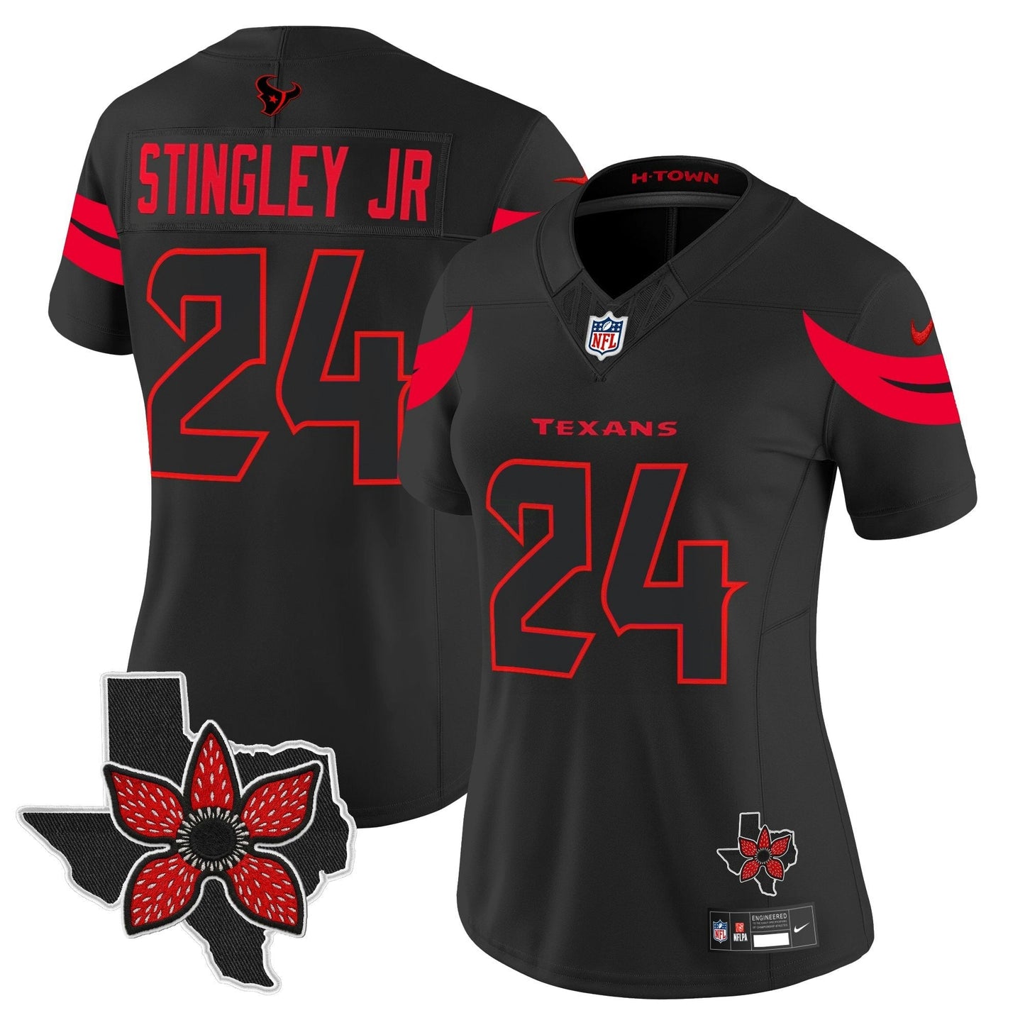Camisa NFL Women’s Houston ‘Stranger Things Edition’ Vapor Limited Jersey