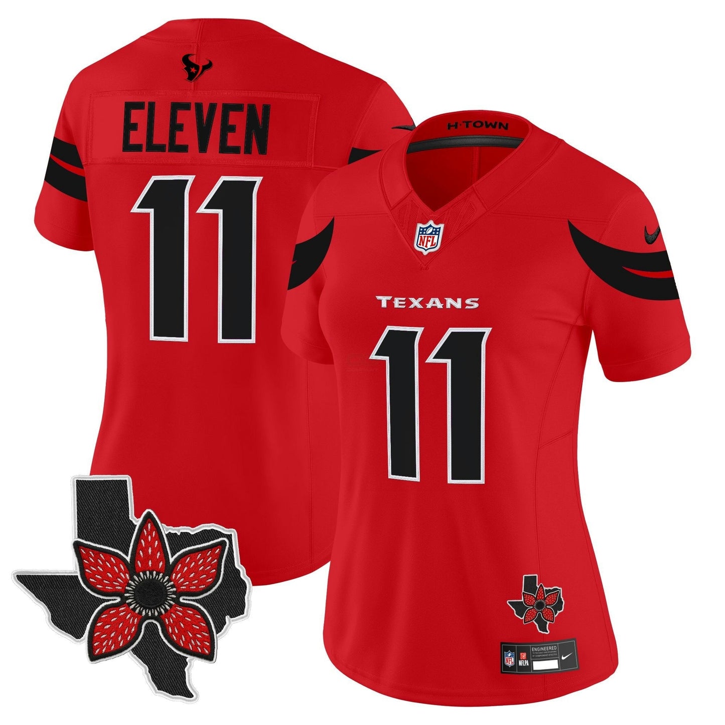 Camisa NFL Women’s Houston ‘Stranger Things Edition’ Vapor Limited Jersey