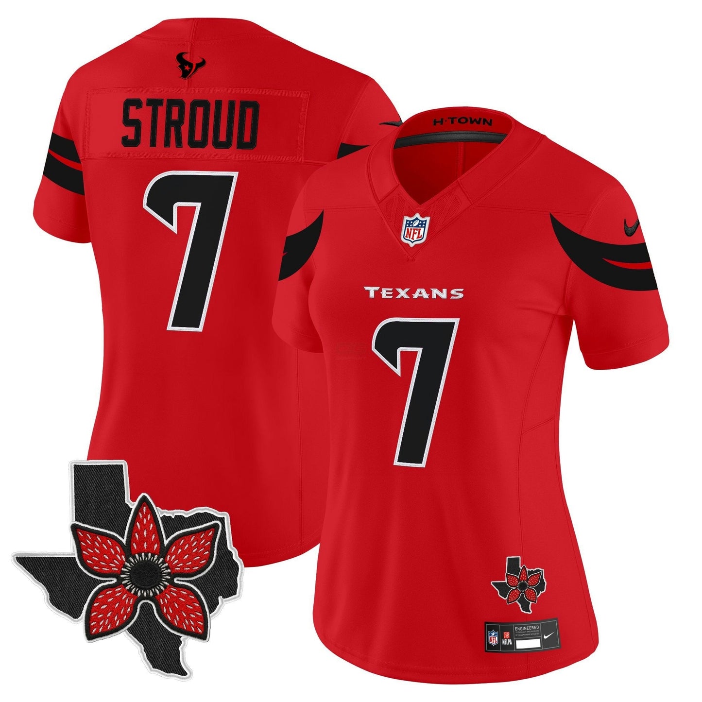 Camisa NFL Women’s Houston ‘Stranger Things Edition’ Vapor Limited Jersey