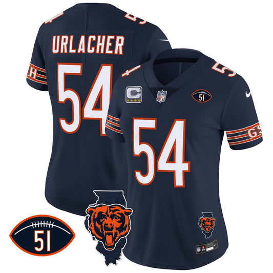 Camisa NFL Women’s Illinois Patch Vapor Jersey