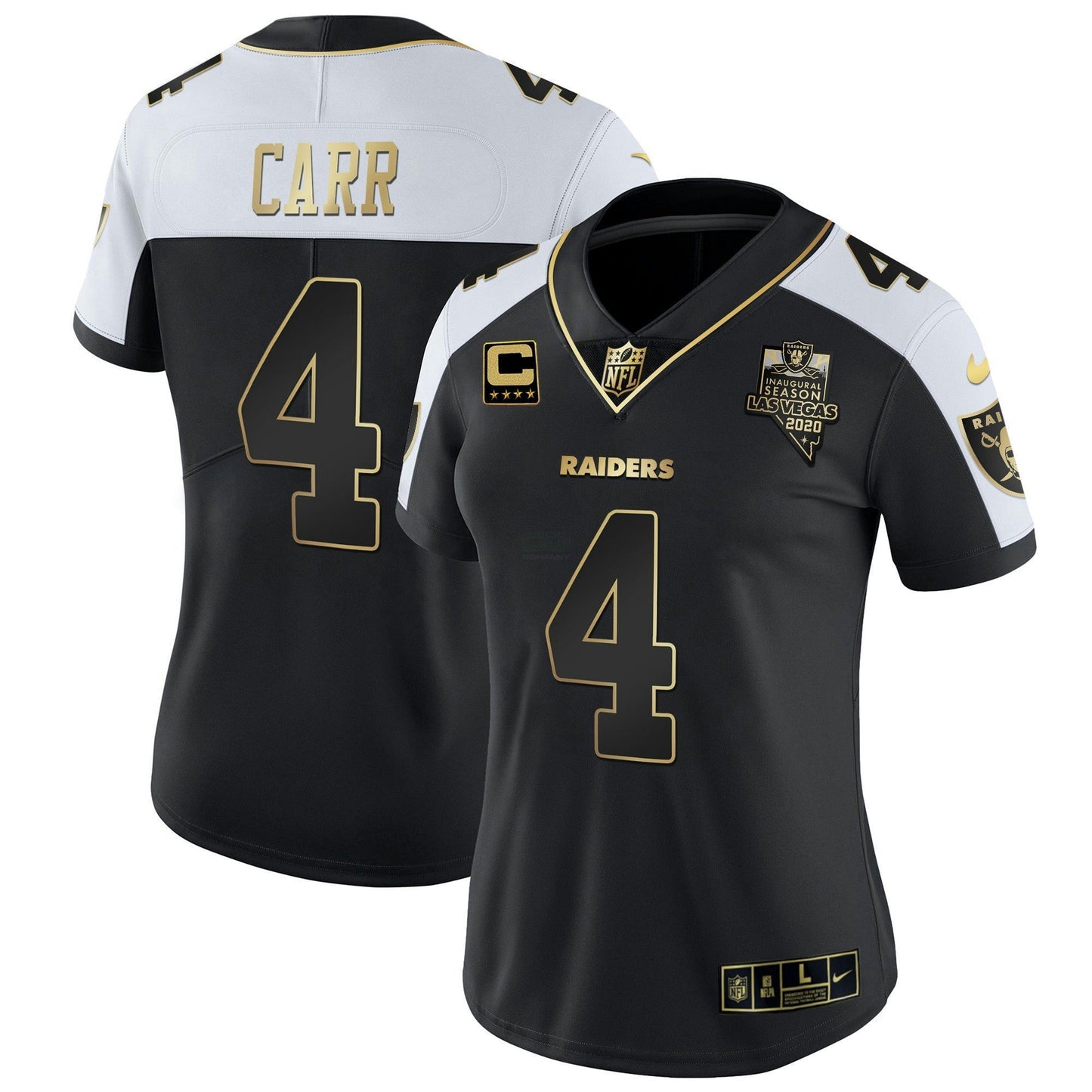 Camisa NFL Women’s Inaugural Season Patch Dourada & Split