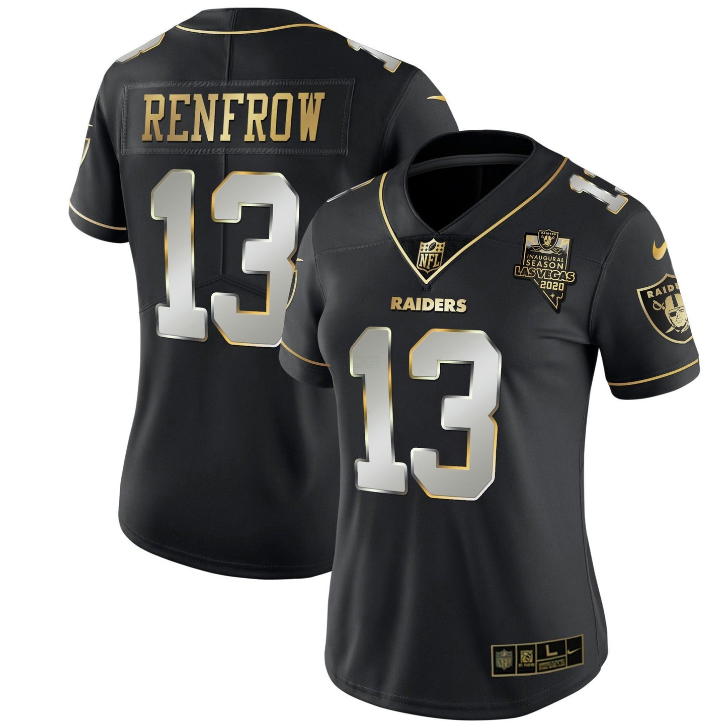 Camisa NFL Women’s Inaugural Season Patch Dourada & Split