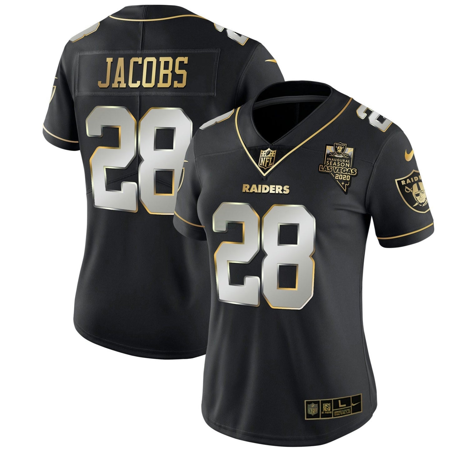 Camisa NFL Women’s Inaugural Season Patch Dourada & Split