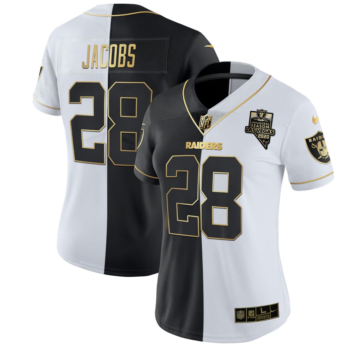 Camisa NFL Women’s Inaugural Season Patch Dourada & Split