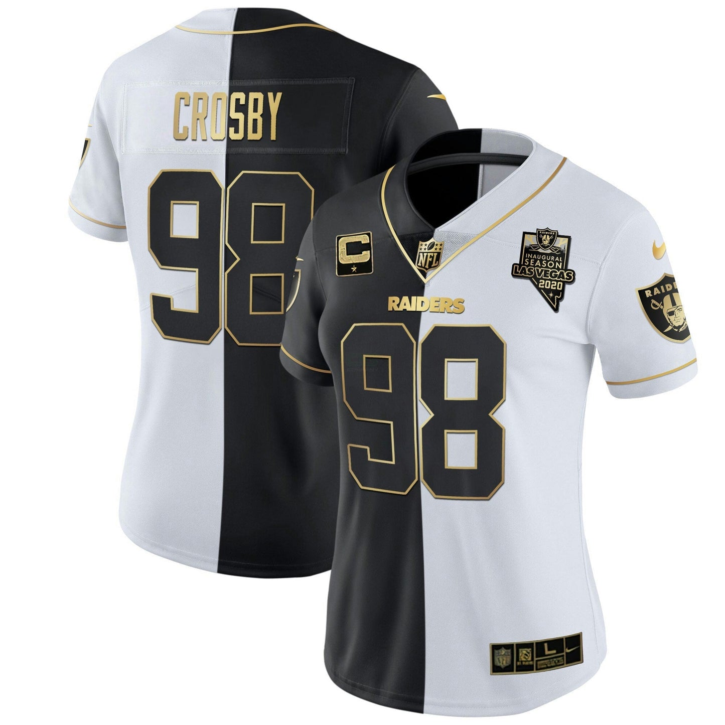 Camisa NFL Women’s Inaugural Season Patch Dourada & Split