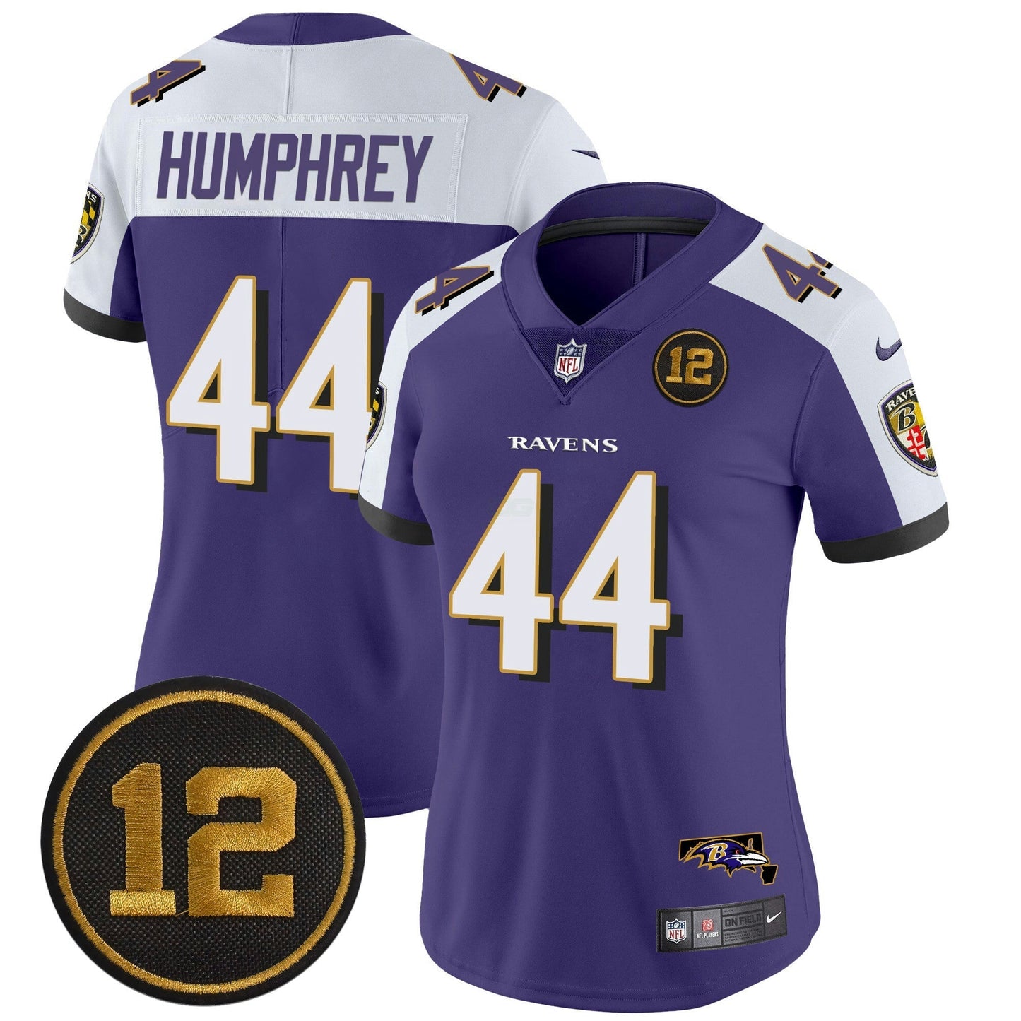 Camisa NFL Women’s Jacoby Jones Patch Vapor Limited Jersey