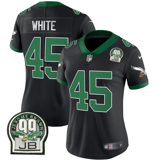 Camisa NFL Women’s Jerome Brown Patch Kelly Green Alternativa Jersey V2