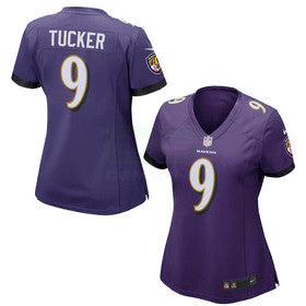 Camisa NFL Women’s Justin Tucker Purple Jersey - Roxa