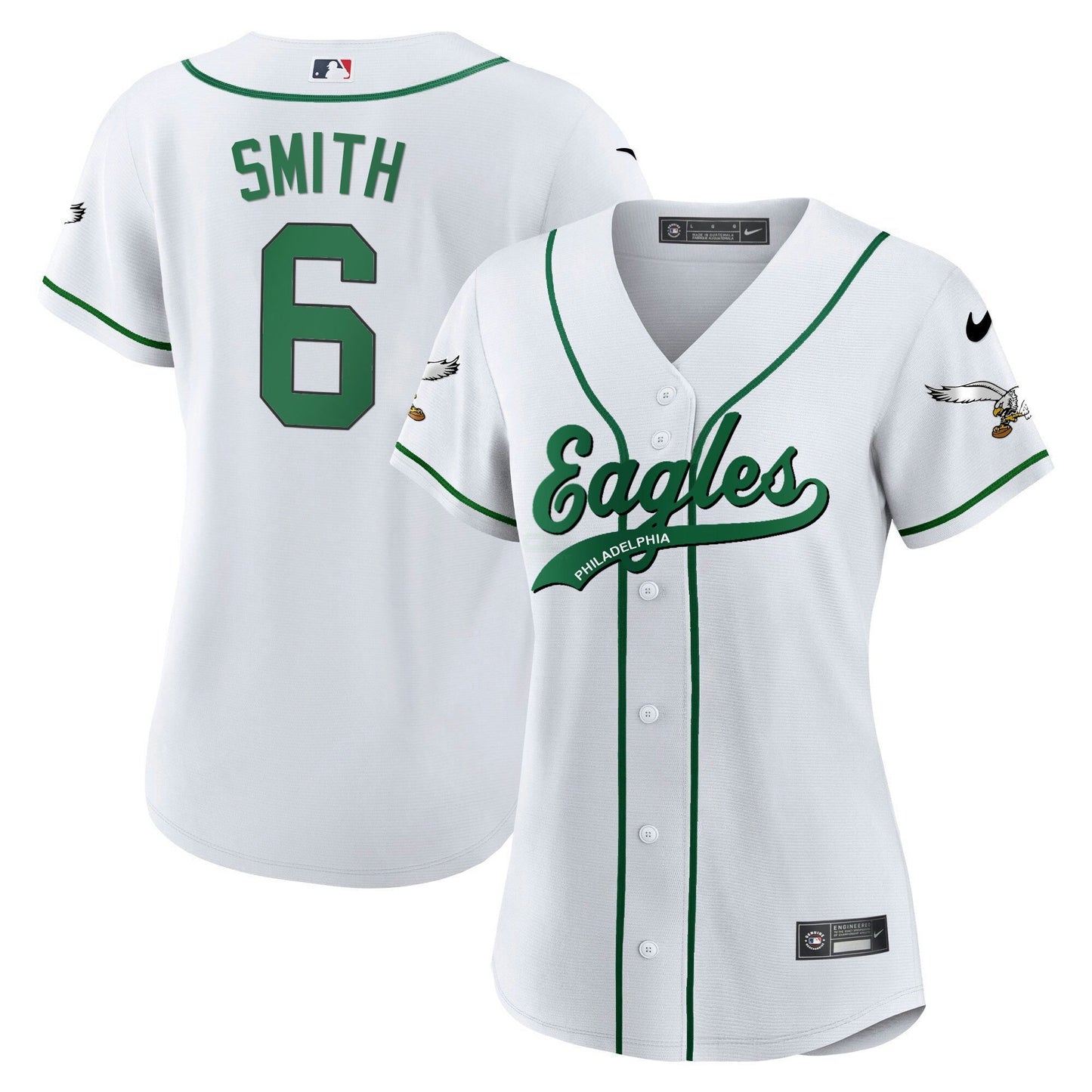 Camisa NFL Women’s Kelly Green Baseball Limited Jersey